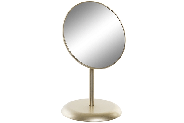 Mirror metal 17x17x26 golden