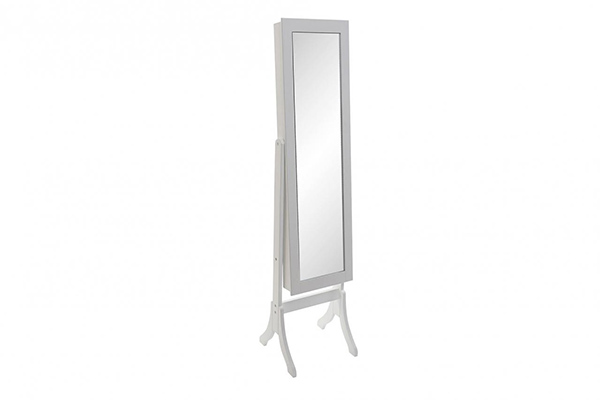 Jeweler mdf mirror 35,7x35,8x154 white