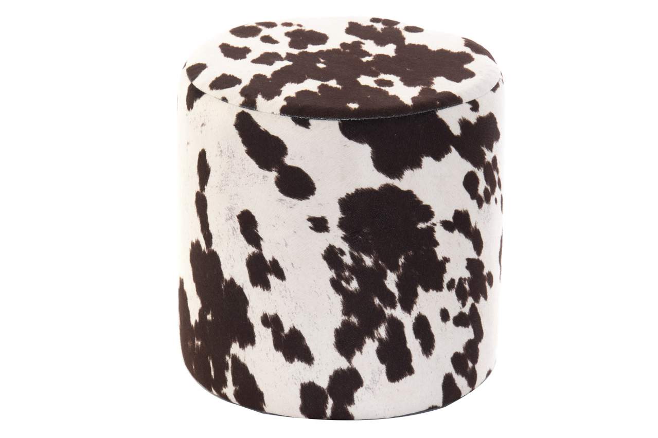 Tabure cow brown 30x30x30,5