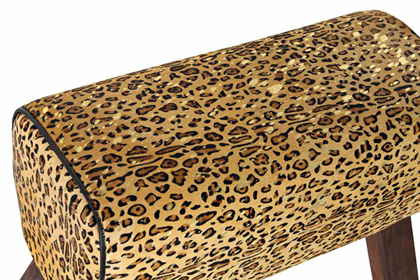 Tabure leopard 71x30x50