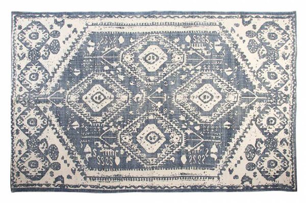 Carpet cotton 180x120 1000 gr. aged blue