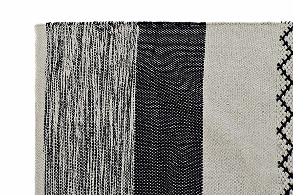 Carpet cotton 180x230 3600 gr. black