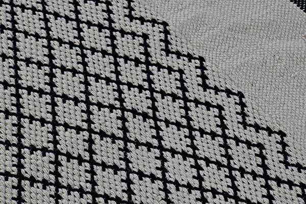 Carpet cotton 180x230 3600 gr. black