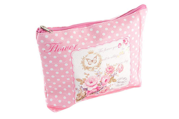Toaletna torbica roze 24x4x18