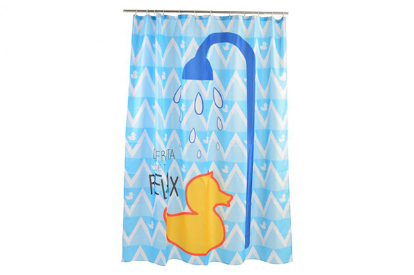 Curtain polyester 180x200 shower duck