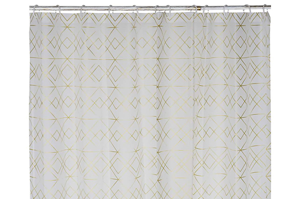 Curtain peva eve 180x200 geometric golden