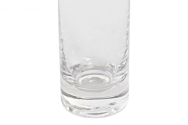 Vase glass 5x5x25 5 transparent