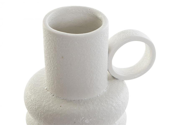 Vase ceramic 11,5x9x19 white