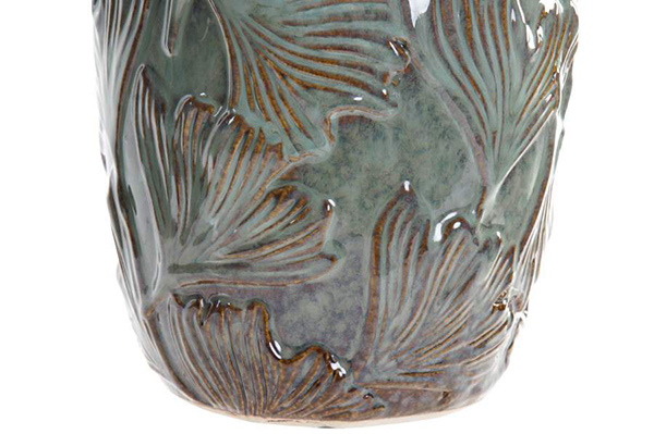 Vase stoneware 16x16x40,5 16 ginko 2 mod.