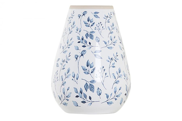 Vase porcelain 20x20x27,5 white