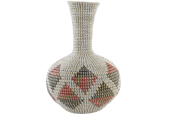 Vase seagrass 32x32x49 red