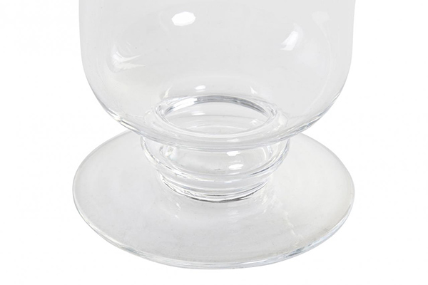 Vase glass 13x13x20,5 13 transparent