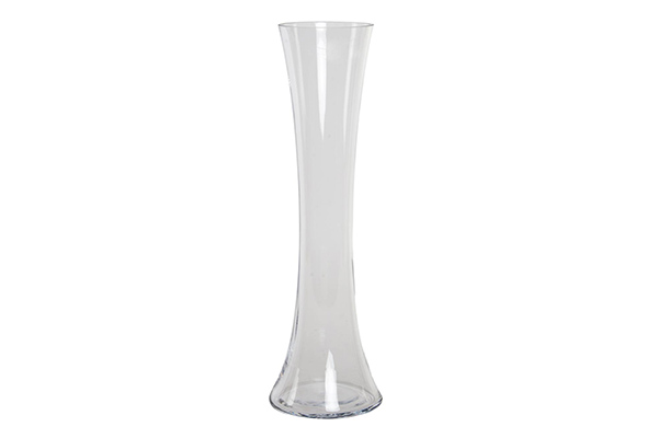 Vase glass 15x50 transparent