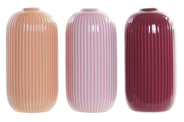 Vase porcelain 8,3x8,3x16,5 3 mod.