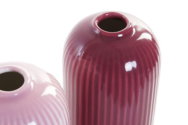 Vase porcelain 8,3x8,3x16,5 3 mod.