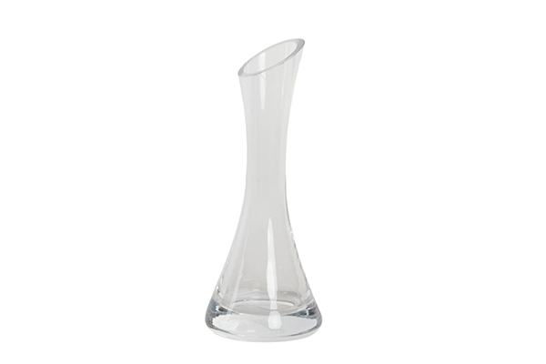 Vase glass 7x17,5 transparent