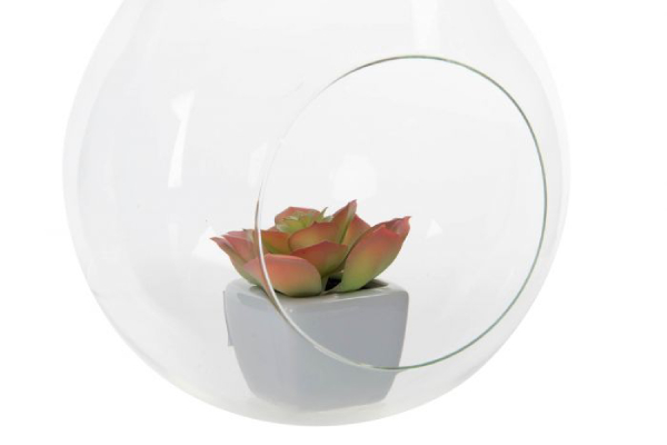 Flowerpot stand glass 18x37 pendant