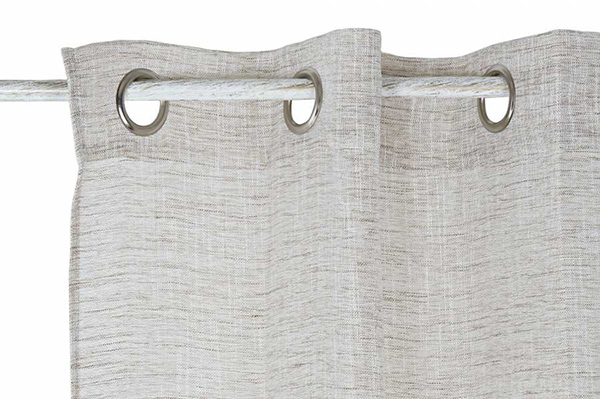 Curtain polyester metal 140x270 170 gsm, beige