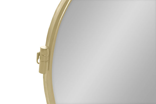 Mirror metal 118x3x46 glasses golden