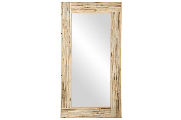 Mirror wood 78x3,5x152,5 rustic natural brown
