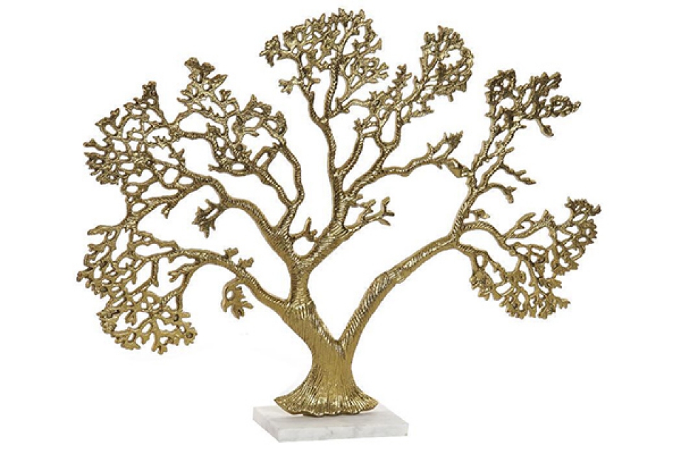 Dekoracija tree golden 60x10x48