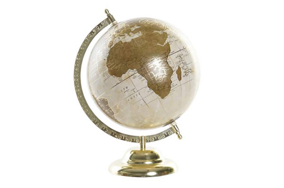 Dekorativni globus zlatni 23x20x29