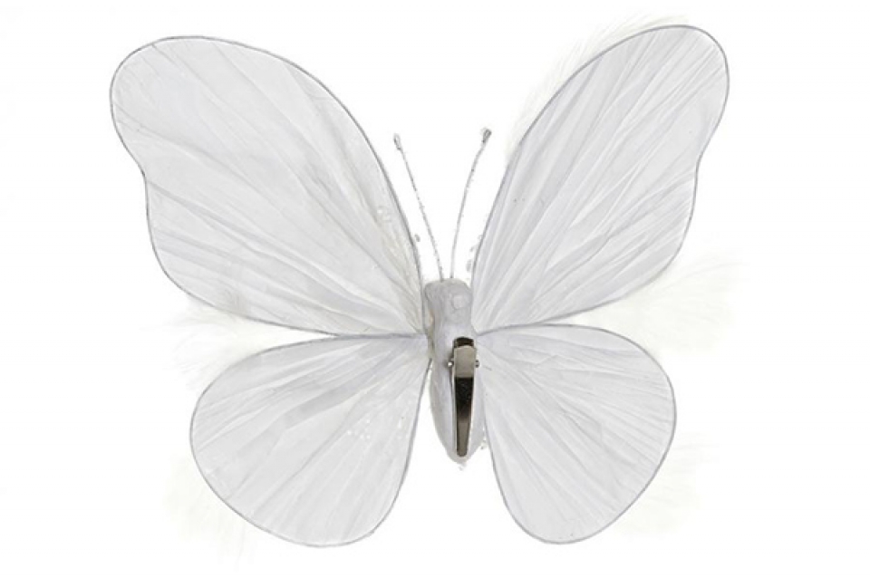 Decoration fabric metal 18x5x15,5 butterfly 3 mod.