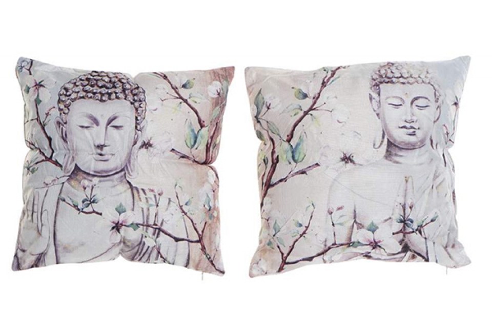 Cushion polyester 45x10x45 450gr. buddha 2 mod.