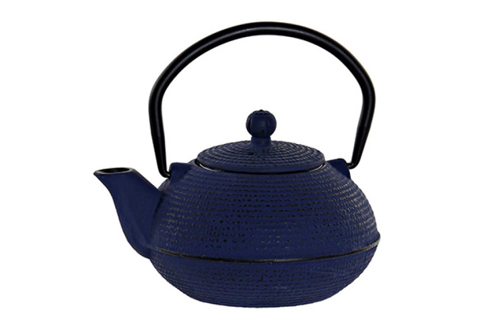 Teapot cast iron 15,3x12,9x14,5 500 ml. blue