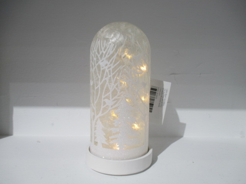 Novogodišnja svetiljka white tree 11X23,5
