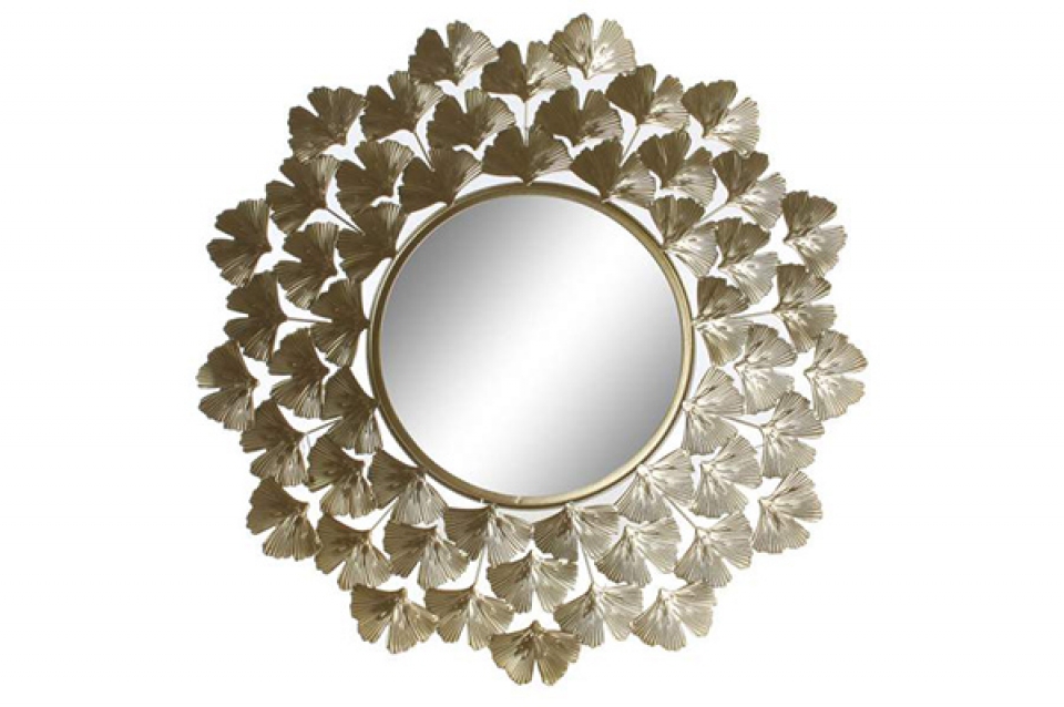 Mirror metal mirror 52x5x52 golden