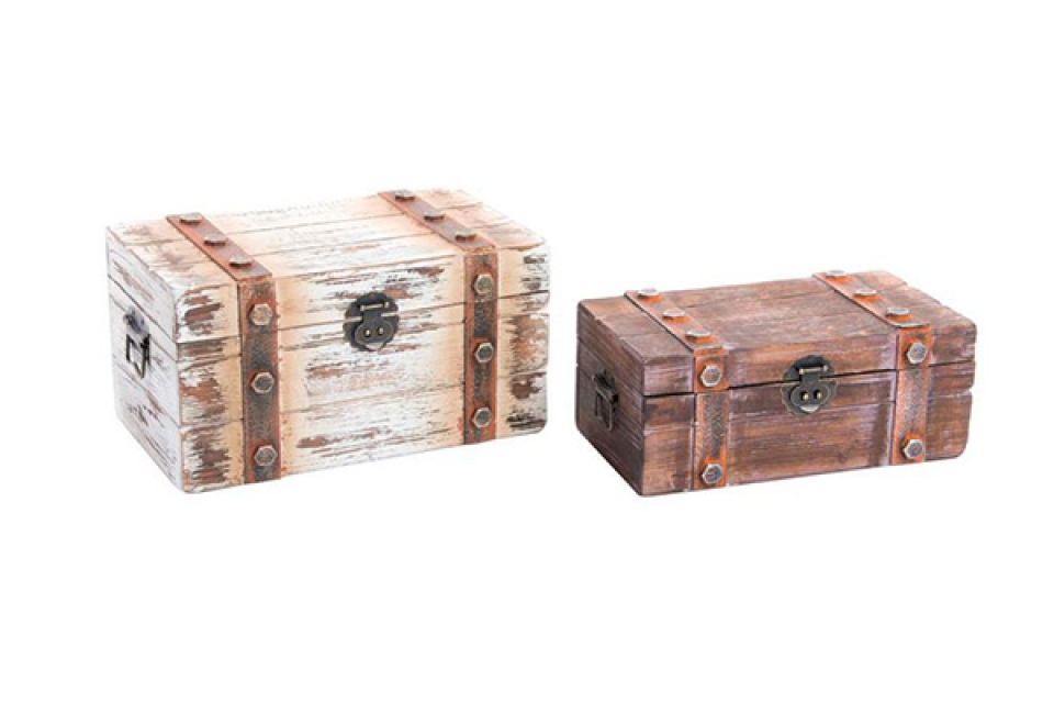 Set/2 drveni kovčeg