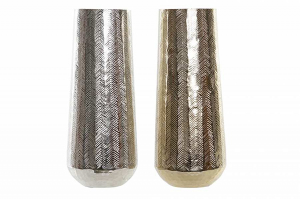 Vase aluminium 15x15x36,5 2 mod.